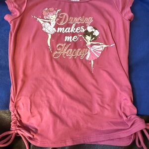 Lily Bleu Pink Ballerina Short Sleeve Tee